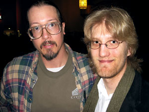 Mark Borchardt (left) and Graham Killeen